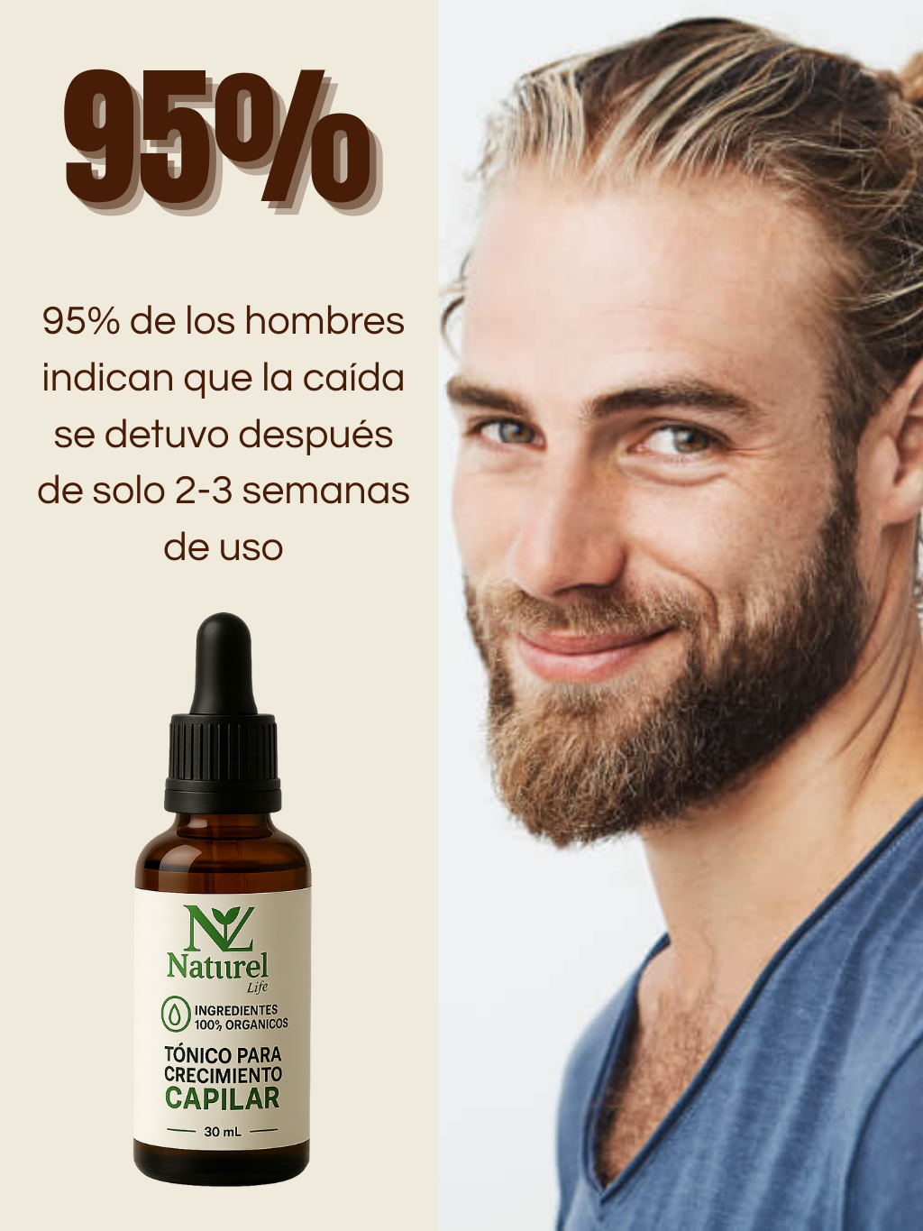 Serum Anticaída NatureLife - Formula natural