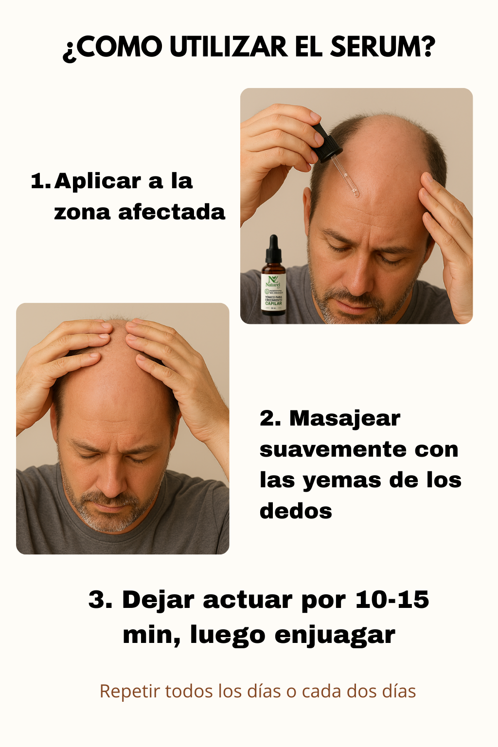 Serum Anticaída NatureLife - Formula natural